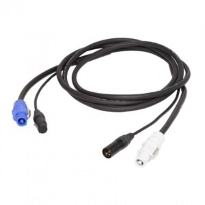 Hybrid Cable - Powercon/DMX-3pin 4m